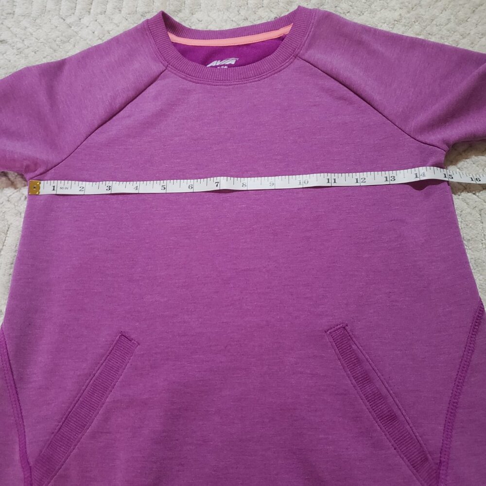 Avia Girls Purple Tunic Top with Pockets – Size M (7/8) - Picture 8 of 12